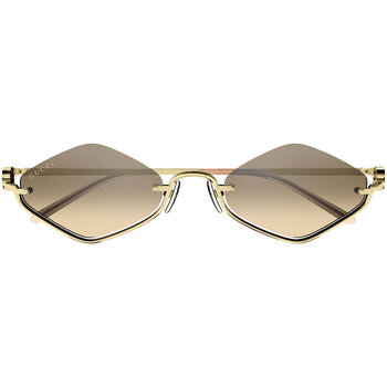 Hodinky & Bižutéria Slnečné okuliare Gucci Occhiali da Sole  GG1604S 003 Zlatá