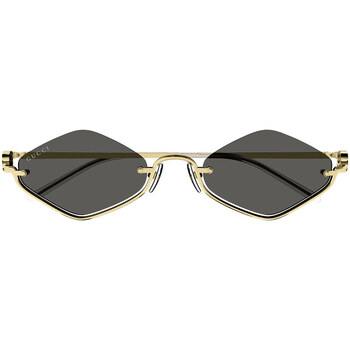 Hodinky & Bižutéria Slnečné okuliare Gucci Occhiali da Sole  GG1604S 001 Zlatá