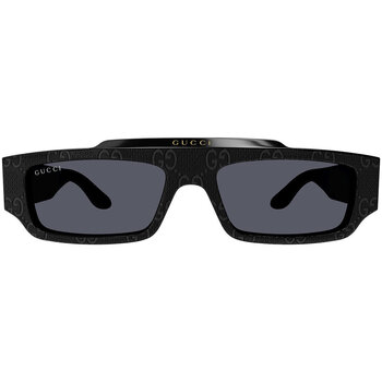 Hodinky & Bižutéria Slnečné okuliare Gucci Occhiali da Sole  GG1592S 001 Čierna