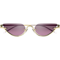 Hodinky & Bižutéria Slnečné okuliare Gucci Occhiali da Sole  GG1603S 003 Zlatá