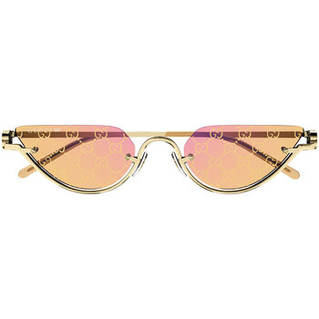 Hodinky & Bižutéria Slnečné okuliare Gucci Occhiali da Sole  GG1603S 004 Zlatá