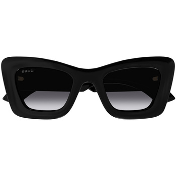 Hodinky & Bižutéria Slnečné okuliare Gucci Occhiali da Sole  GG1552S 001 Čierna