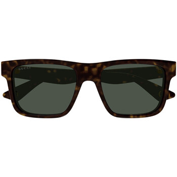Hodinky & Bižutéria Slnečné okuliare Gucci Occhiali da sole  GG1618S 002 Hnedá