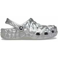 Topánky Žena Sandále Crocs Cls metallic geometric clog Strieborná