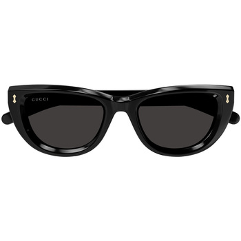 Hodinky & Bižutéria Slnečné okuliare Gucci Occhiali da Sole  GG1521S 001 Čierna