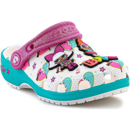 Topánky Dievča Sandále Crocs Lol Surprise Bff Classic Clog Toddler 209472-100 Viacfarebná