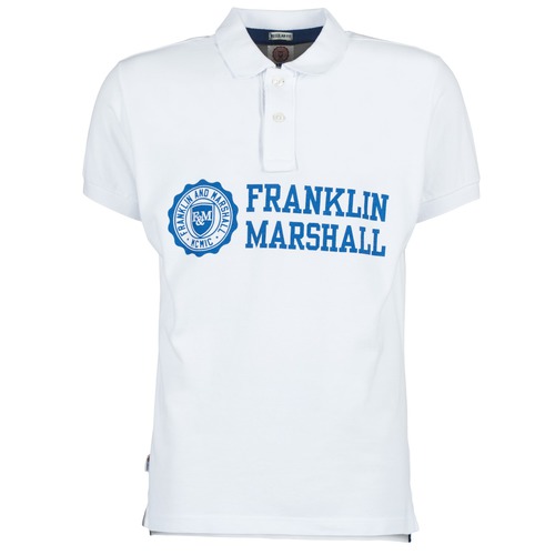 Oblečenie Muž Polokošele s krátkym rukávom Franklin & Marshall AYLEN Biela