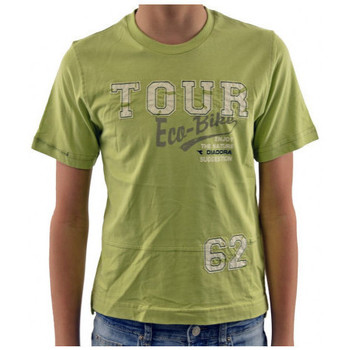 Oblečenie Deti Tričká a polokošele Diadora T-shirt Zelená