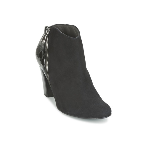 Topánky Žena Nízke čižmy France Mode NANTES Čierna / Lakovaná