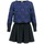 Oblečenie Žena Krátke šaty Manoush GIRANDOLINE Čierna / Modrá