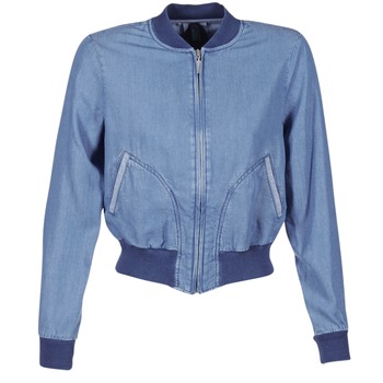 Oblečenie Žena Džínsové bundy Benetton FERMANO Modrá / Medium