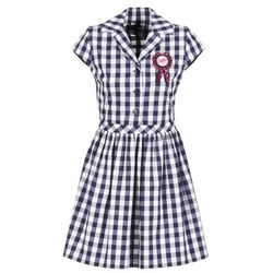 Oblečenie Žena Krátke šaty Love Moschino WVF3001 Modrá / Biela