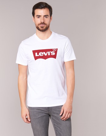 Oblečenie Muž Tričká s dlhým rukávom Levi's GRAPHIC SET-IN Biela