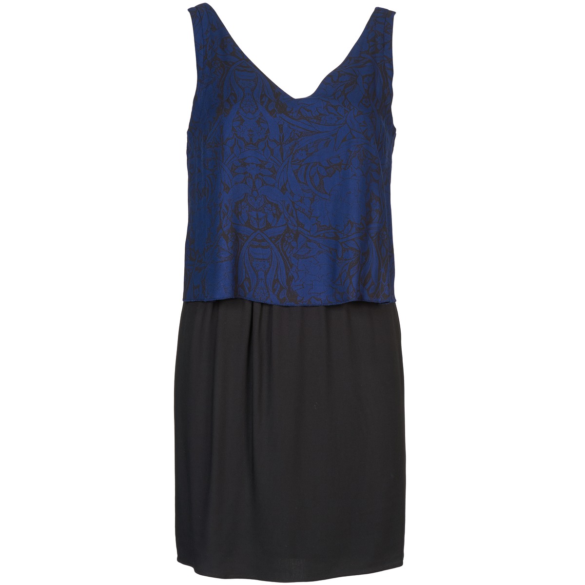 Oblečenie Žena Krátke šaty Naf Naf LORRICE Čierna / Modrá