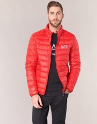 Oblečenie Muž Vyteplené bundy Emporio Armani EA7 TRAIN CORE ID DOWN LIGHT JKT Červená