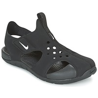 Topánky Deti športové šľapky Nike SUNRAY PROTECT 2 CADET Čierna / Biela