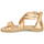 Topánky Dievča Sandále Citrouille et Compagnie IMOURAT Zlatá