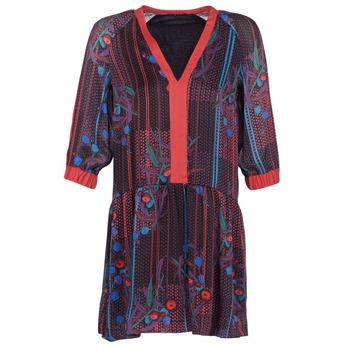 Oblečenie Žena Krátke šaty Sisley CEPAME Čierna / Červená / Modrá