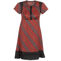 Oblečenie Žena Krátke šaty Sisley ZEBRIOLO Červená / Čierna