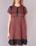 Oblečenie Žena Krátke šaty Sisley ZEBRIOLO Červená / Čierna