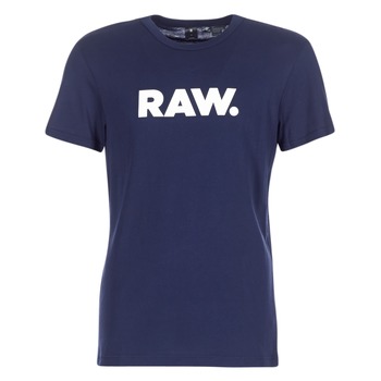Oblečenie Muž Tričká s krátkym rukávom G-Star Raw HOLORN R T S/S Námornícka modrá