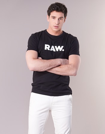 Oblečenie Muž Tričká s krátkym rukávom G-Star Raw HOLORN R T S/S Čierna