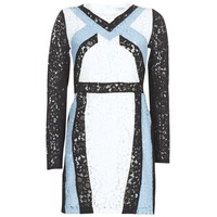 Oblečenie Žena Krátke šaty Morgan RLIXI Biela / Čierna / Modrá