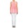 Oblečenie Žena Tielka a tričká bez rukávov Manoush AJOURE CARRE Biela / Ružová