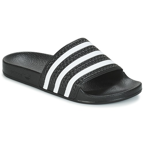 Topánky športové šľapky adidas Originals ADILETTE Čierna / Biela