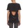 Oblečenie Žena Tričká s krátkym rukávom Calvin Klein Jeans WAGMAR SILK Čierna