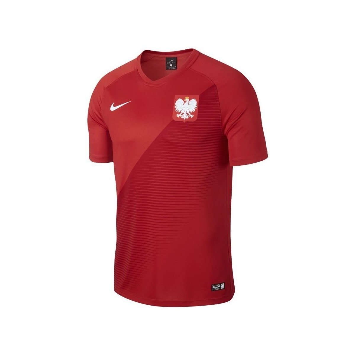 Oblečenie Muž Tričká s krátkym rukávom Nike Poland 2018 Breathe Top Červená