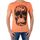 Oblečenie Muž Tričká s krátkym rukávom Japan Rags 38860 Oranžová