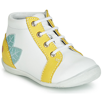 Topánky Dievča Členkové tenisky GBB FRANCKIE Biela / Žltá